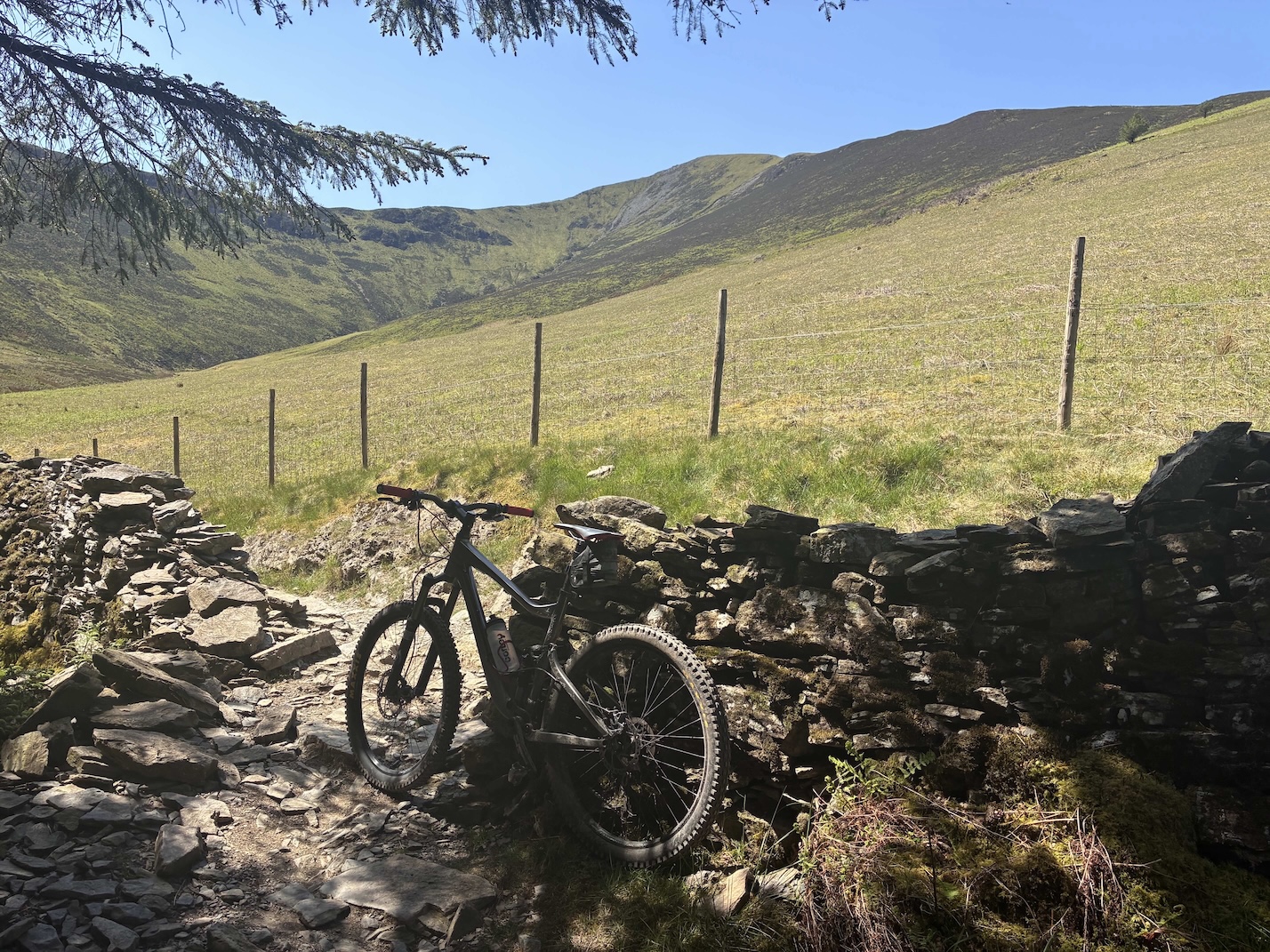 Cycling near Ullswater and Whinlatter, Lake District